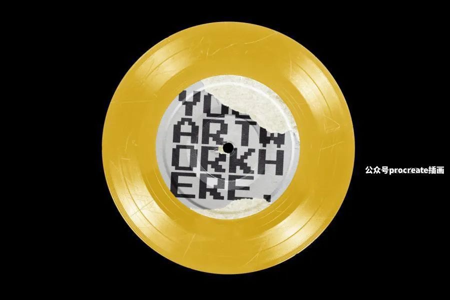 图片[10]-7英寸的黑胶唱片全息贴纸撕边音乐专辑周边模型样机素材【0720】-procreatechahua