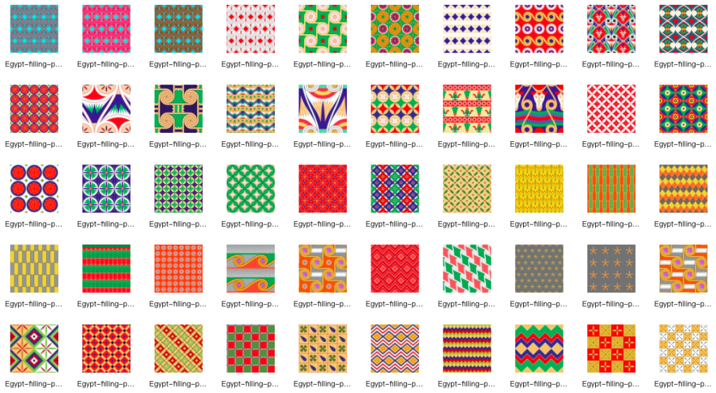 图片[2]-117个埃及图案笔刷和色板素材合集【0252】-procreatechahua