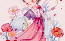 古风Q版人物插画教程【0739】-procreatechahua