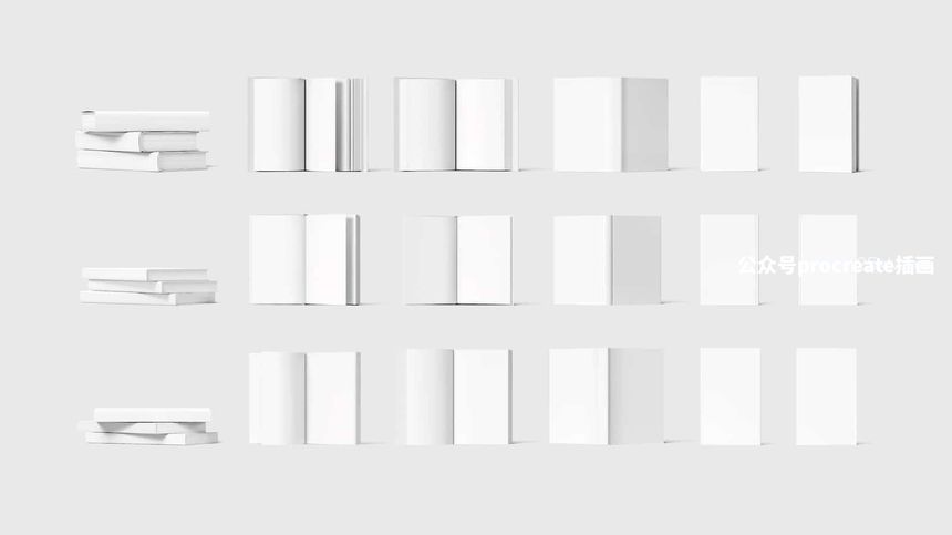 图片[4]-精美的书籍封面和内页设计展示样机素材【0826】-procreatechahua