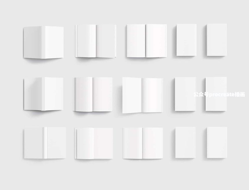 图片[5]-精美的书籍封面和内页设计展示样机素材【0826】-procreatechahua