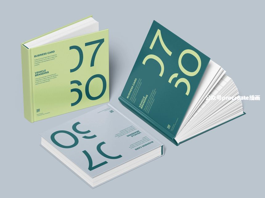 图片[8]-精美的书籍封面和内页设计展示样机素材【0826】-procreatechahua