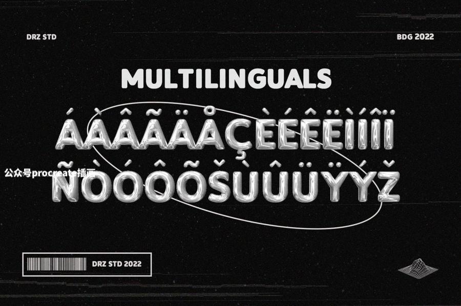 图片[9]-科技未来感圆滚滚的粗体英文无衬线字体【0839】-procreatechahua