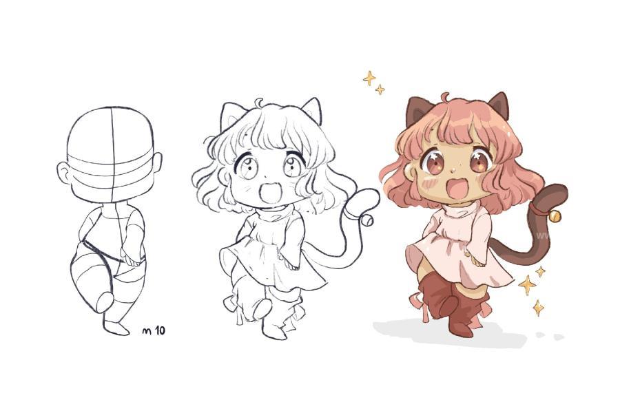 图片[2]-10款卡通动漫人物的procreate线条图案笔刷【0823】-procreatechahua