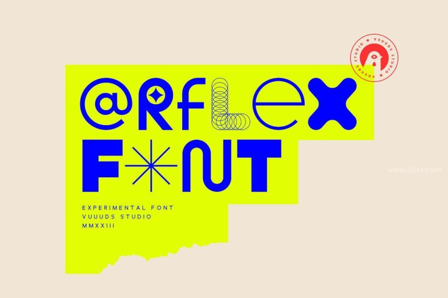 图片[1]-独特设计实验性的英文装饰字体【0833】-procreatechahua