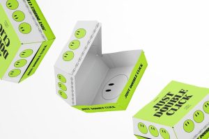 汉堡外卖纸盒包装设计展示psd样机素材【0830】-procreatechahua