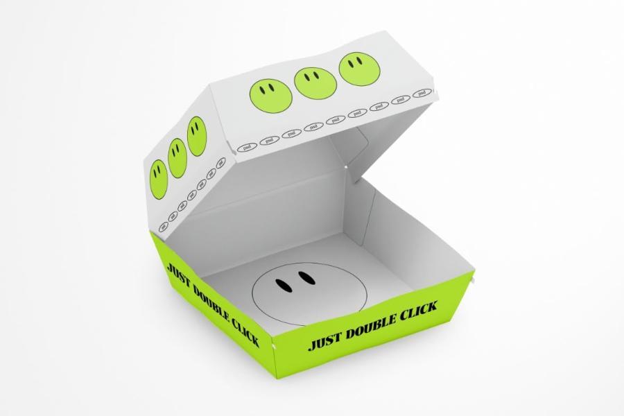 图片[4]-汉堡外卖纸盒包装设计展示psd样机素材【0830】-procreatechahua