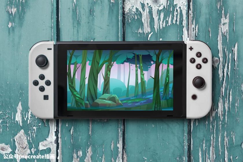 图片[9]-任天堂Switch游戏主机的界面设计展示psd样机素材【0828】-procreatechahua