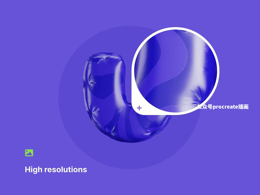 图片[6]-充气气球效果的3D立体英文装饰字体【0850】-procreatechahua