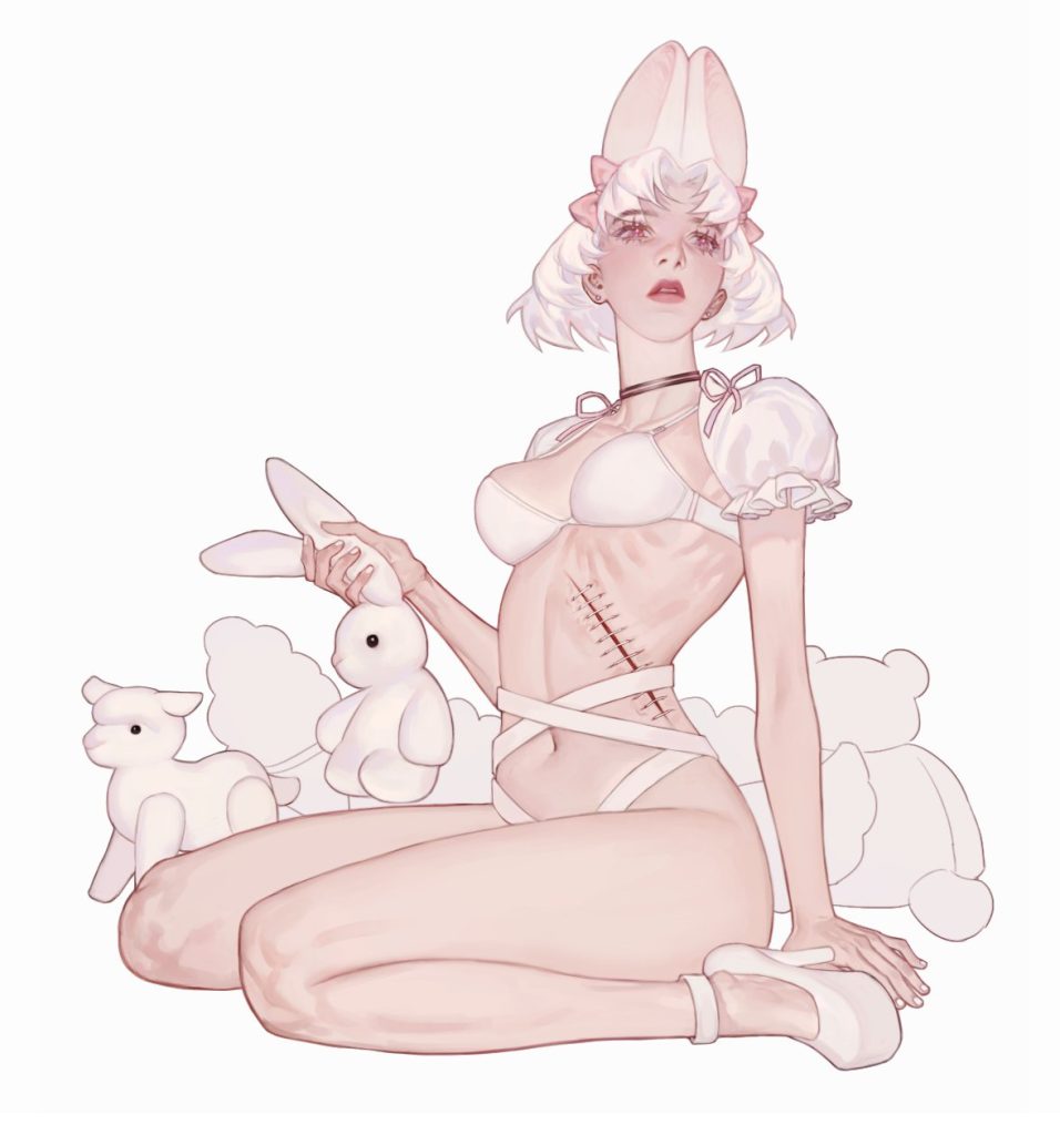 图片[4]-精致细腻的氛围感韩系厚涂插画集分享【0852】-procreatechahua