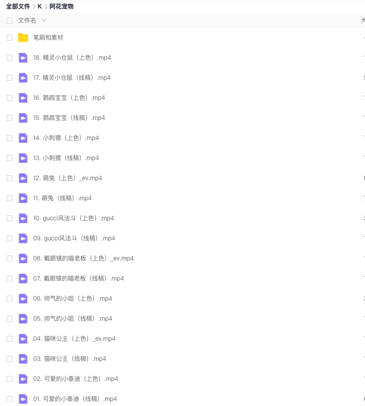 图片[5]-阿花宠物团练ipad插画课【0873】-procreatechahua
