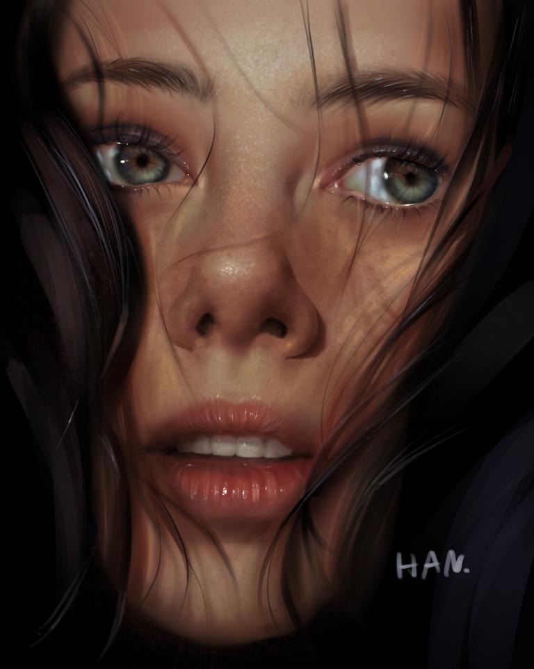 图片[5]-菡菡人像厚涂2022插画课 5期【0866】-procreatechahua