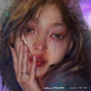 菡菡人像厚涂2022插画课 5期【0866】-procreatechahua