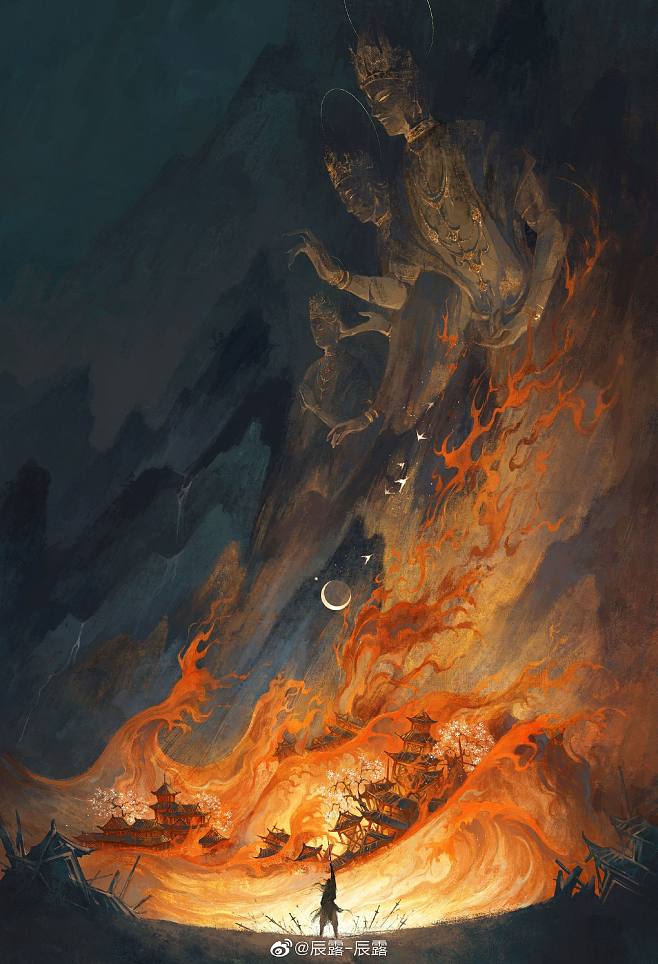 图片[3]-辰露角色古风人物插画教程【0871】-procreatechahua