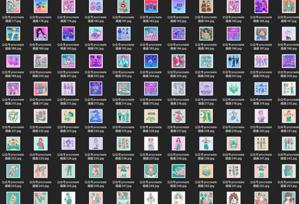 图片[1]-又酷又可爱的卡通人物插画集【0861】-procreatechahua