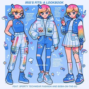 又酷又可爱的卡通人物插画集【0861】-procreatechahua