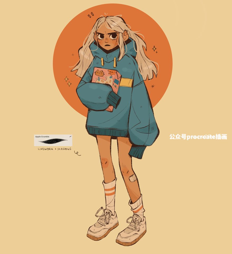 图片[5]-18款纹理柔软的传统Procreate插画笔刷【0883】-procreatechahua