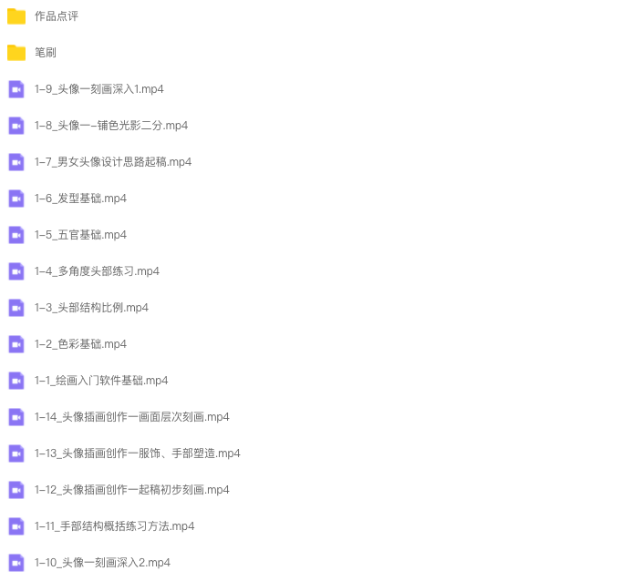 图片[1]-李富贵 伪厚涂美型人像插画ipad特训班 第一期【0882】-procreatechahua