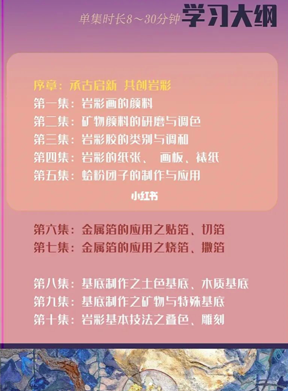 图片[3]-莲羊21堂岩彩课【0884】-procreatechahua