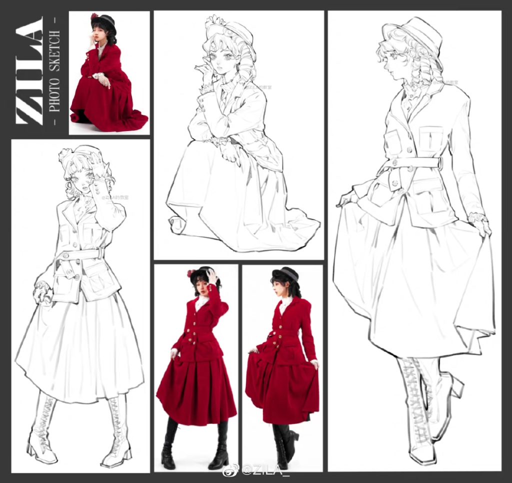 图片[3]-ZILA 团练人物速写与光影 procreate 第一期【0881】-procreatechahua