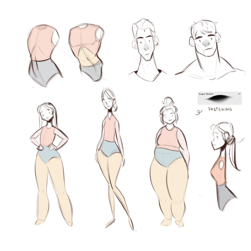 图片[6]-18款纹理柔软的传统Procreate插画笔刷【0883】-procreatechahua