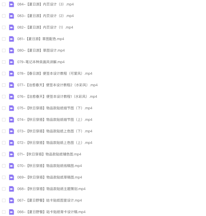 图片[3]-夏小鱼 ipad插画零基础文创系统课 2022 【0891】-procreatechahua