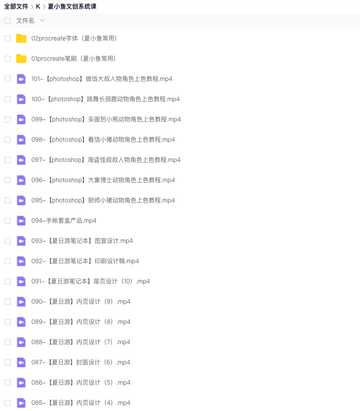 图片[2]-夏小鱼 ipad插画零基础文创系统课 2022 【0891】-procreatechahua