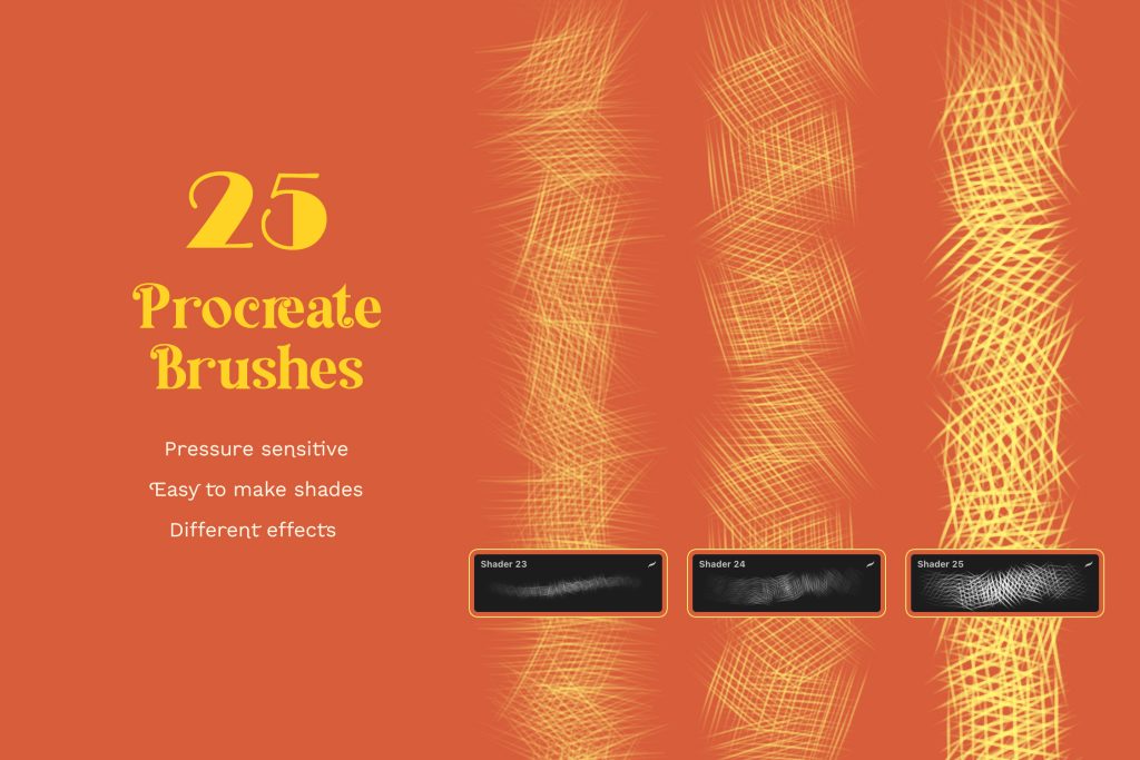 图片[3]-噪点质感插画设计的着色Procreate笔刷【0899】-procreatechahua