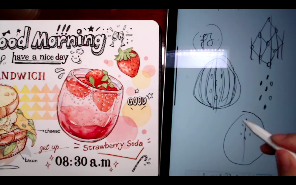 图片[4]-JennyAn2022水彩美食手帐速写【0889】-procreatechahua