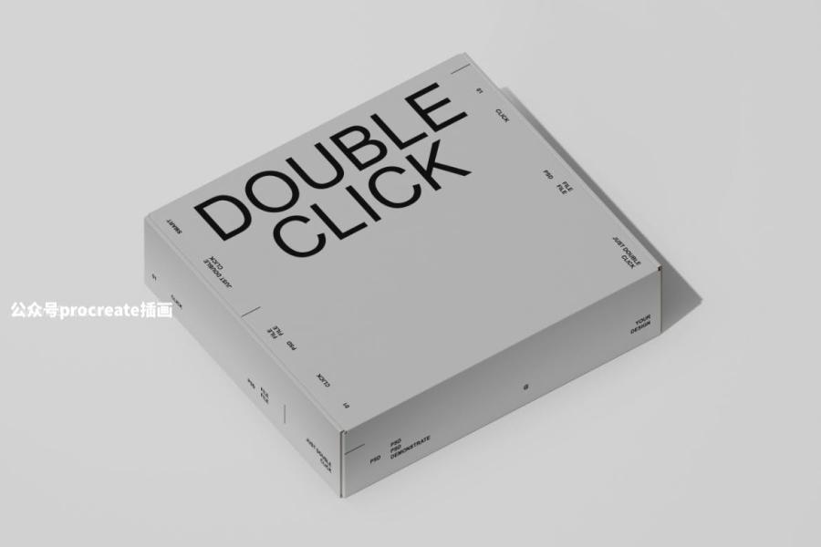 图片[4]-方形礼品包装纸盒设计展示psd贴图样机模板【0894】-procreatechahua