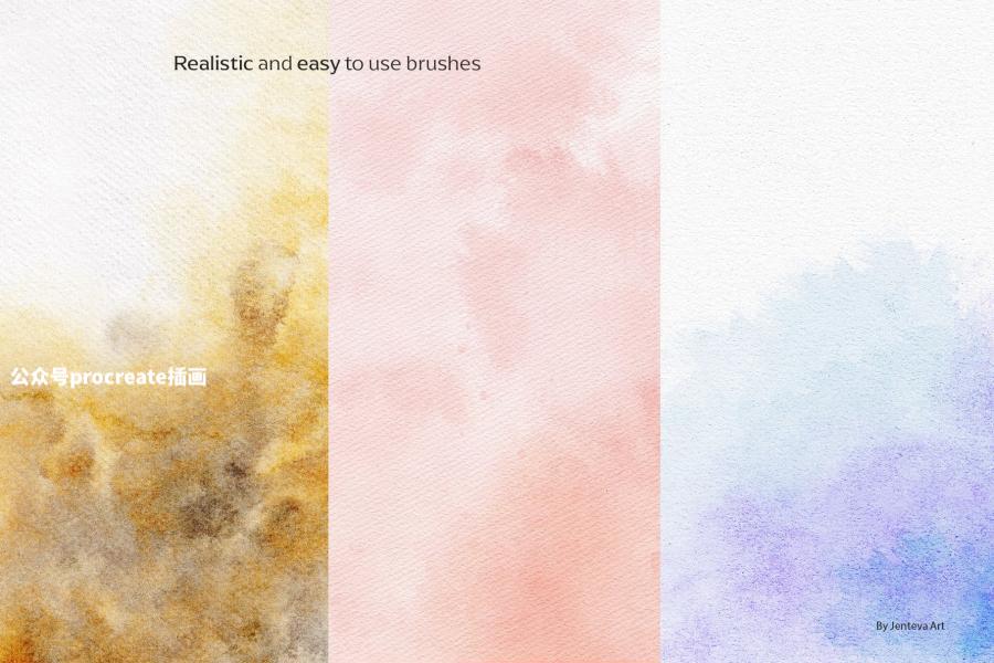 图片[6]-30支独特水彩画笔的Procreate纹理笔刷【0909】-procreatechahua
