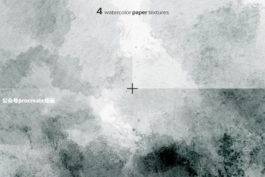图片[4]-30支独特水彩画笔的Procreate纹理笔刷【0909】-procreatechahua
