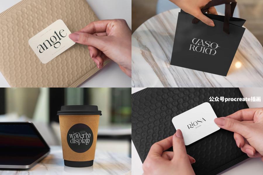 图片[9]-真实场景的圆形和方形标签贴纸设计展示psd样机素材【0904】-procreatechahua