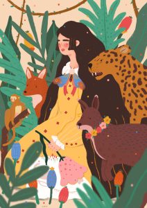 石魚丁2022iPad清新治愈质感插画【0905】-procreatechahua