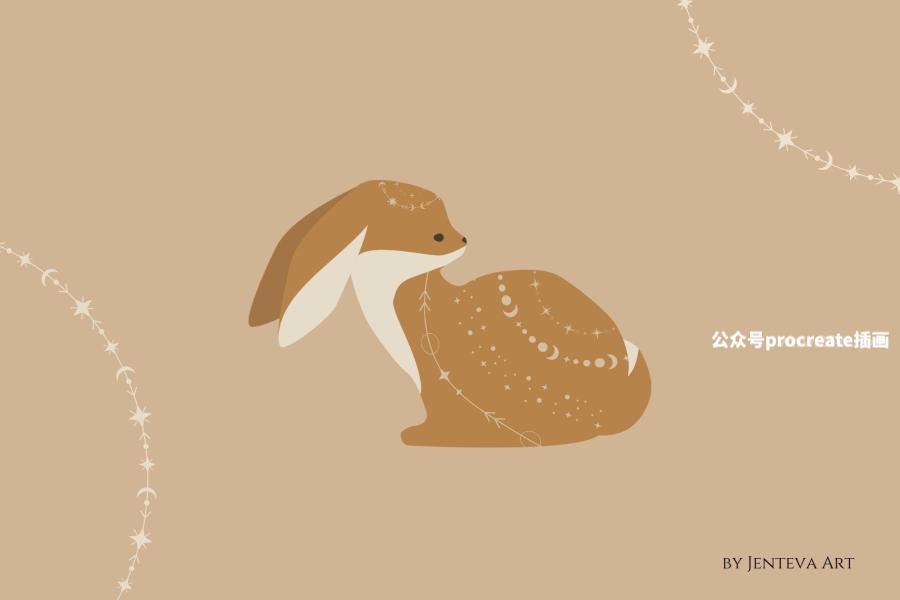 图片[2]-花卉抽象天体边框图案的AI笔刷【0912】-procreatechahua