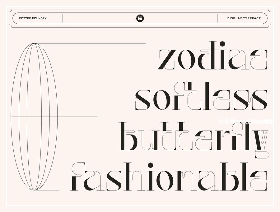 图片[5]-时尚现代创意英文衬线字体【0916】-procreatechahua