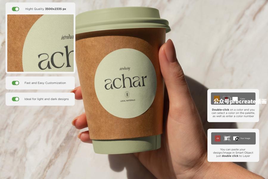 图片[10]-真实场景的圆形和方形标签贴纸设计展示psd样机素材【0904】-procreatechahua