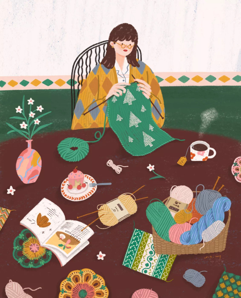 图片[6]-石魚丁2022iPad清新治愈质感插画【0905】-procreatechahua