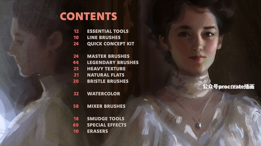 图片[14]-350+款复古粗糙水墨水彩艺术绘画效果PS笔刷【0914】-procreatechahua