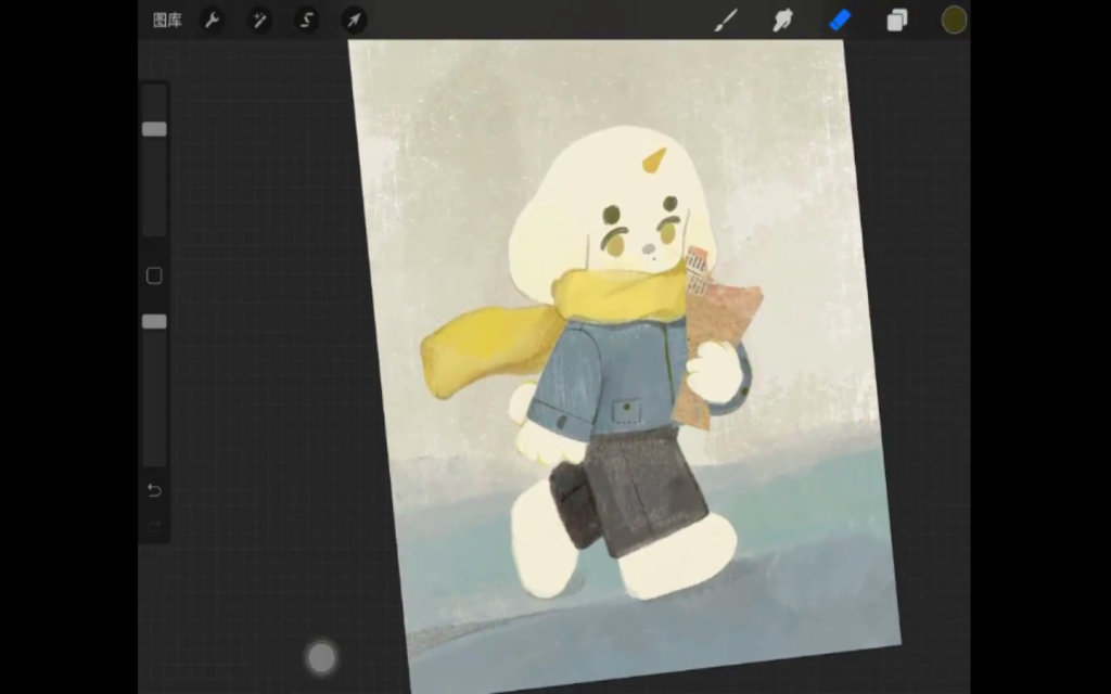 图片[4]-鲸字号 一颗八子 色彩语言插画氛围 【0911】-procreatechahua