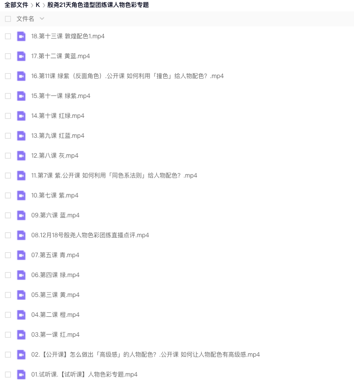 图片[1]-殷尧 ipad插画课 21天角色造型团练人物色彩专题【0910】-procreatechahua