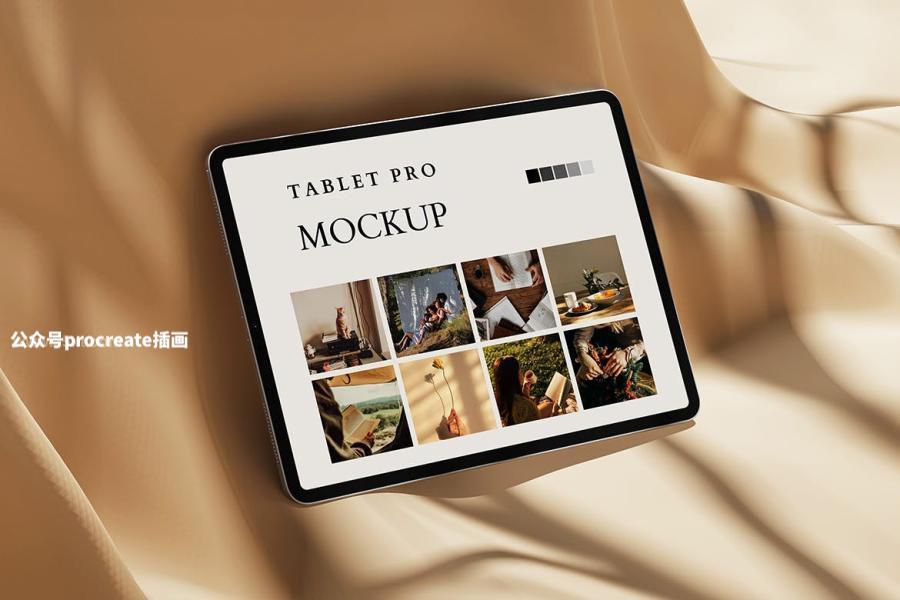 图片[2]-苹果平板电脑iPad Pro屏幕演示设计展示PSD样机【0926】-procreatechahua
