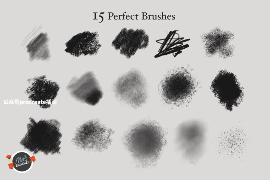 图片[4]-木炭铅笔素描绘画画笔Procreate笔刷【0918】-procreatechahua