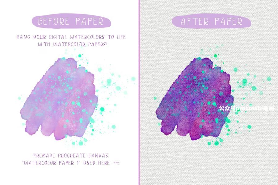 图片[2]-专业的植物花卉水彩画Procreate笔刷【0932】-procreatechahua