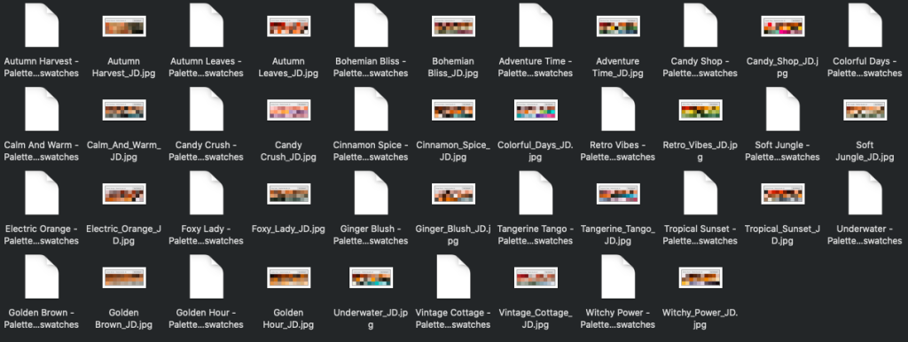 图片[3]-234款Procreate水彩笔刷色卡调色板【0933】-procreatechahua