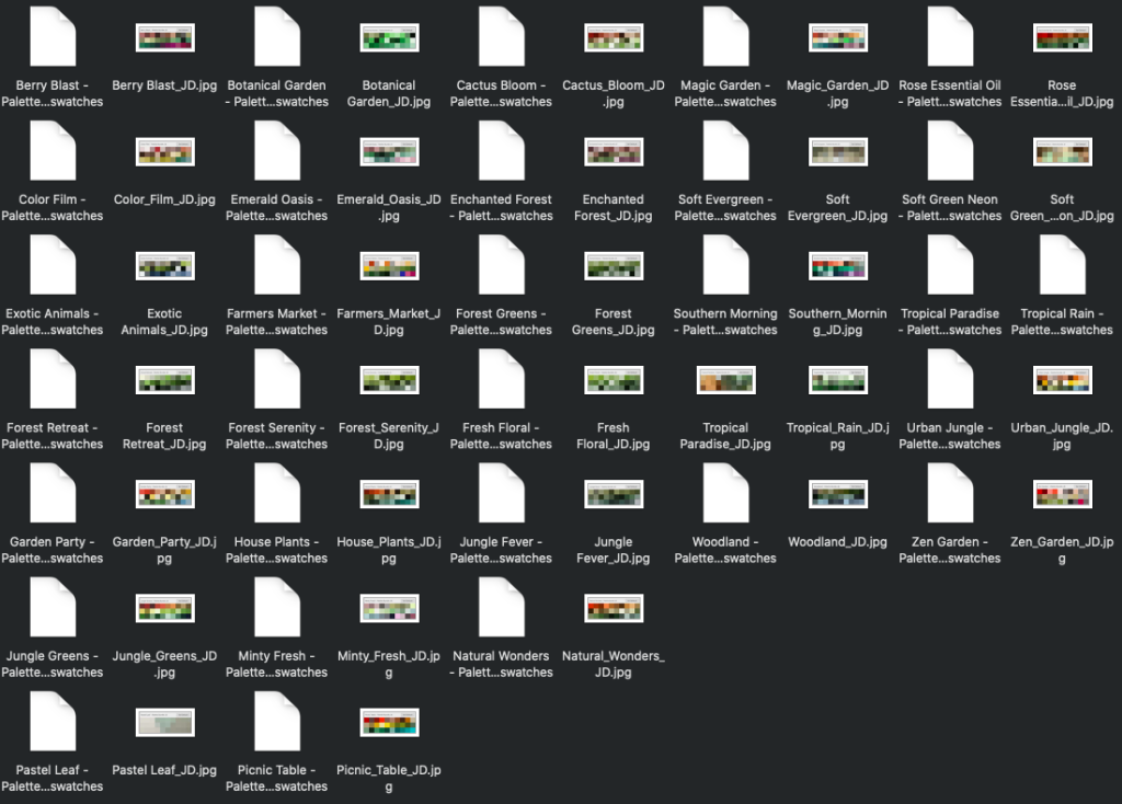 图片[2]-234款Procreate水彩笔刷色卡调色板【0933】-procreatechahua