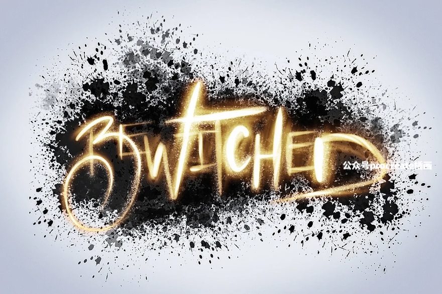 图片[1]-哥特风格文字图形创作的Procreate艺术字笔刷【0939】-procreatechahua