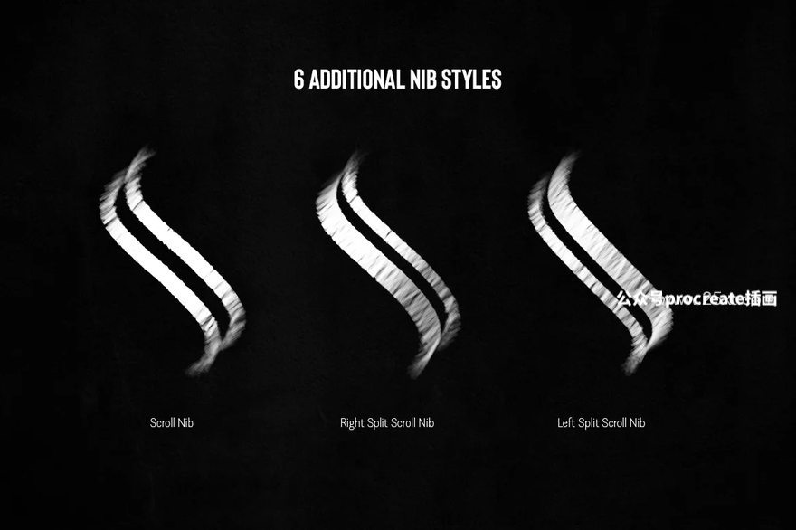图片[2]-哥特风格文字图形创作的Procreate艺术字笔刷【0939】-procreatechahua