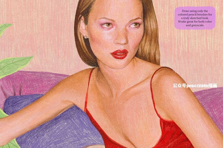 图片[8]-素描绘本插画的Procreate笔刷和纹理纸张【0935】-procreatechahua