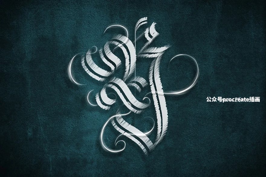 图片[14]-哥特风格文字图形创作的Procreate艺术字笔刷【0939】-procreatechahua